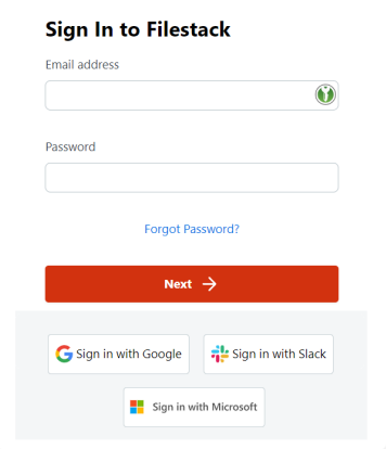 Sign in with Microsoft